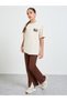 Teen Girls Oversized T-Shirt and Flared Leggings Set - 2