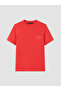 Lcw Vision Red Printed 100% Cotton Women's T-Shirt - 6
