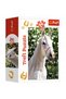 Puzzle mini Cal alb, 54 piese