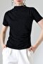 Women's Stoned Sandy Draped High Neck Blouse - 5