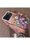حافظة هاتف متوافقة مع iPhone 17 Pro مصنوعة من السيليكون بحافة صلبة وخلفية صلبة بنمط زهور - 2