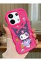 Poco X6 5g Compatible Case Camera Protector Red Silicone Couple Phone Case Cartoon Pattern