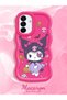Samsung Galaxy A17 Compatible Case Camera Protector Red Silicone Couple Phone Case Cartoon Pattern - 2