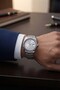 Berry Men's Silver Color Metal Band Analog Wrist Watch – Roman Numerals, Date Display, Classic Stylish Men's Watch - 4