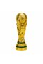 World Cup Style Football Trophy 26 cm Gold Championship Award Cup for Sports Events, Tournaments & Decoration