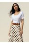 T-shirt with Ribbed Texture - 5