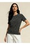 Slim Fit T-shirt with Floral Print