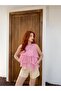 Women's Pink Tulle Modal Layered Blouse Frv0204 - 3
