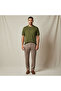 Men Short Sleeves Textured Polo T-shirt - 2