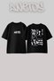 Billie Eilish_35 Design Printed Unisex Oversize Black Tshirt