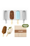Ice Cream Mold Magnum Ice Cream Mold Silicone + Ice Cream Stick Gift