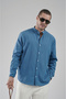 Trend Biz Classic Regular Fit Stand Collar Linen Shirt - 2