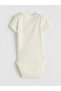 Crew Neck Baby Boy Snap Bodysuit