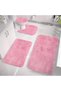 Non-Slip Base Washable Plush Post 4-Piece Bathroom Carpet Mat 60X100 cm 50X80 cm