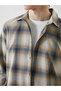 Lcw Vision Yellow Regular Fit Long Sleeve Plaid Men's Lumberjack Shirt - 3