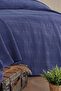 100% Cotton Border-Edged Single Pique Indigo 160X230 - 2
