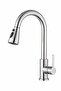 Silver Ginza Spiral Kitchen Faucet Movable Head Sink Faucet Extending Kitchen Faucet - 2