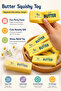 Butter Squishy Stress Relief Toy 4oz, Slow Rising Squeeze Fidget, Yellow Butter Stick with Box