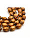 Golden Yusr Rosary 33 Beads 7x10mm Gold Oval Prayer Beads 12.5g Natural Cord Tassel - 5