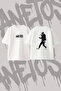 Eminem_18 Design Printed Oversize Crew Neck T-Shirt White