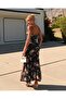 Digital Printed Lycra Guipure Detar Maxi Dress - 6