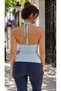 Women's Beaded Detailed Halter Neck Backless Blouse - 2