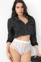 # Panties Hygienic Package Comfortable Stylish Modern Cotton White Women's Striped Panties Veronica - 2