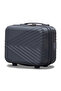 Hard Shell Travel Makeup Case, Unbreakable PP Material, Lightweight, Beauty Organizer, Cosmetic Storage Bag with Handle