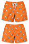Children's Swim Shorts Printed Quick-Drying I Boys' Patterned Swim Shorts Elastic Waist I 9-16 Years