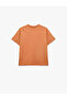 Short Sleeve Crew Neck Pocket Detail Cotton T-Shirt - 2