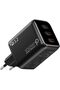 Quantum-100 100W PowiGaN 3-Port USB-C Fast Charging Adapter (Black) | EU 2-Pin Plug, Smart Power Distribution, PPS Charging, AI Thermal Protection, PD 3.2 Technology, for MacBook & iPad - 2