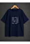 Women's Y2K Meow Meow Written Oversized T-Shirt