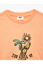 Cotton Short Sleeve Crew Neck Embroidered T-Shirt - 3
