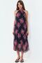 Busem Floral Print , Maxi Dress with Tie Detail - 5