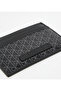 Black Men's Card Holder Emblem Aop Coated Ew Card Case - 3