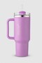 Be-Kct100-Tz Steel Thermos with Straw 900 Ml. Lila Zemin Lila Kulp