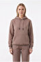 Women's Brown 3-Thread Hooded Fleece Tracksuit Set - 6