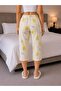 Women's 100% cotton combed relax fit capri pajama bottoms - 6
