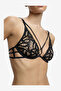Women Ember Wired Black Lifting Bra - 2
