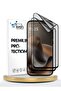 Motorola Moto G77 5G 2026 Premium Nano Ceramic Full Glue Full Cover Matte Flexible 2 Pack Clear/Black
