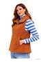 Women's Plush Vest with Lining and Double Pockets, 100% Cotton - 2