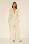 Slim Fit Linen-blend blazer