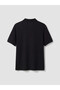 Vizyon New Season Black Polo Collar Men's T-Shirt - 7
