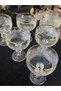 6-Person Bohemia Crystal Hand-Cut Golded Footed Ice Cream Serving Bowl Cup 200 ml - 5