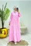 Modal Mango Pink Kat Kat Front Buttoned Spring Summer Dress
