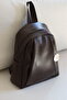 Women's Backpack Soft Leather Look Multi-Compartment School and Daily Bag En28 Size28 - 5