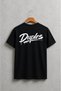 Printed Unisex 0Versize Combed Cotton Short Sleeve T-Shirt - 7