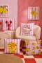 Lemon and Lobster Patterned 4-Piece Throw Pillow Cover Set - 2