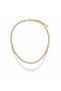 Velmora Pearl and Zircon Stone 316L Stainless Steel Double Row Gift - 3