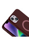 iPhone 13 Case Pastel Colorful Magsafe Camera Raised Silicone Senk - 5